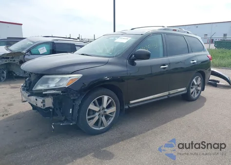 2015 Nissan Pathfinder Platinum/S/Sl/Sv z USA, uszkodzony, nr VIN 5N1AR2MM0FC689639
